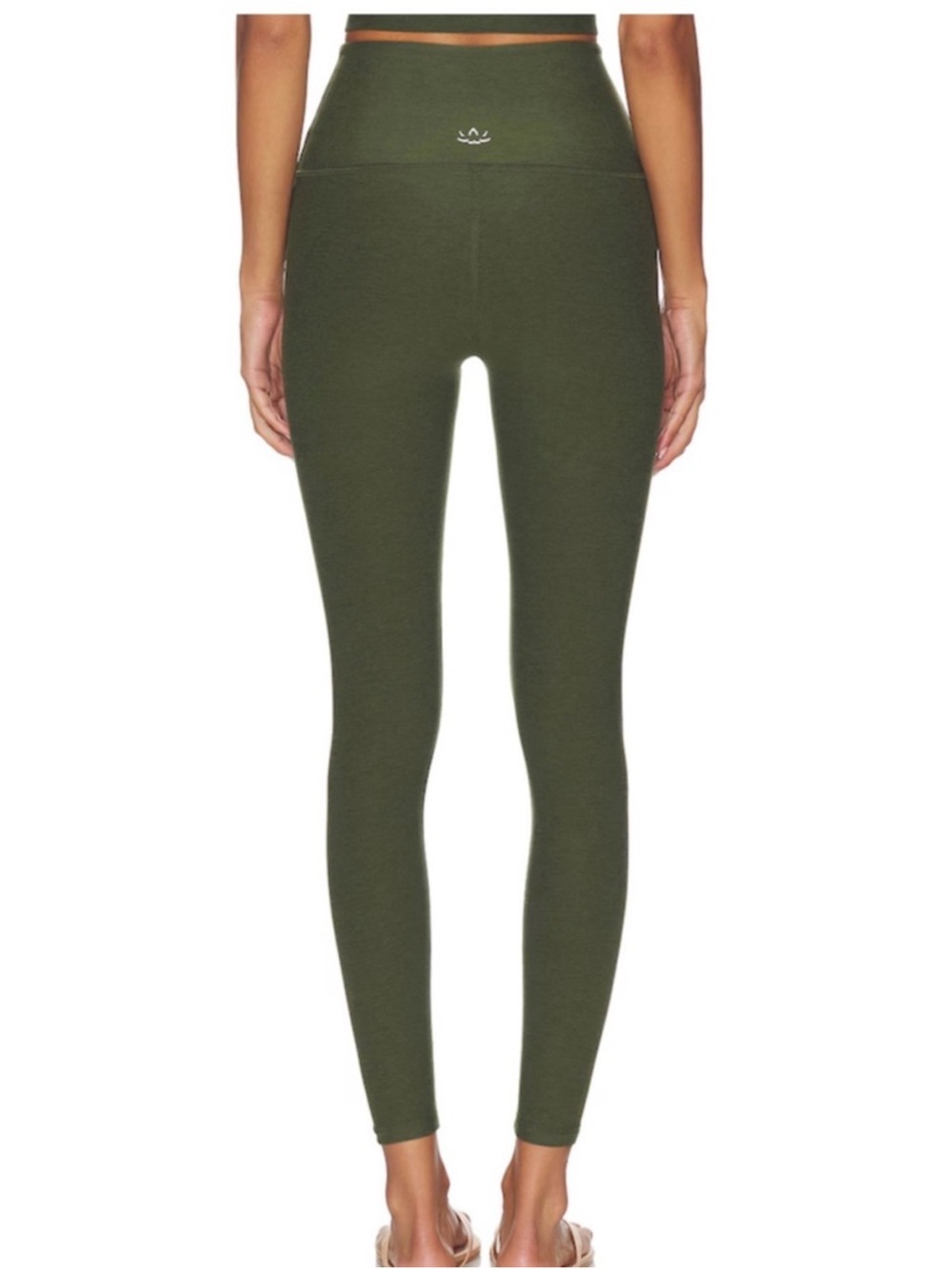 Beyond Yoga Olive Green Space Dye Leggings - Picture 2 of 10